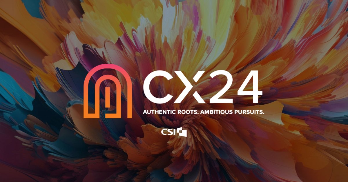 CSIsolutions's tweet photo. #CSICX24 is getting closer! As you map out your unique experience, don’t forget to stop by the Tech Hub! You'll have access to nearly 60 booths hosted by CSI and our sponsors to learn about industry-leading solutions. See the agenda here: https://t.co/mIdH4QZWbJ https://t.co/Nur8EFbglo
