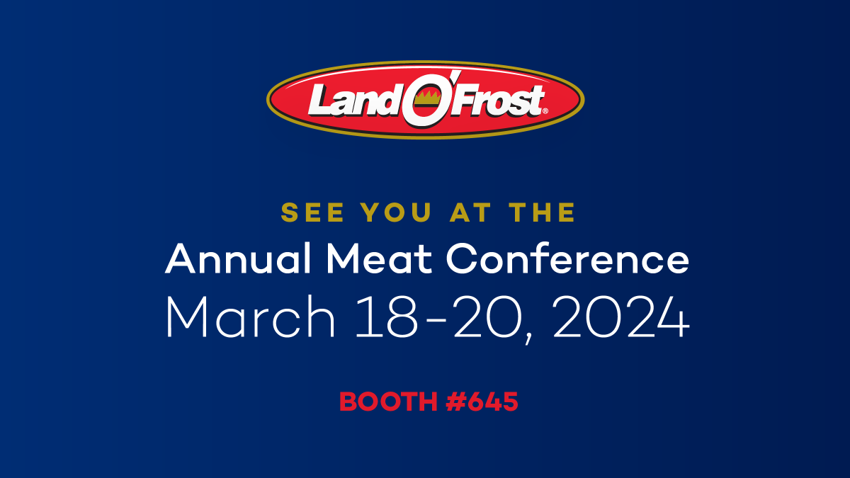 We're gearing up for the #NAMI conference in Nashville, TN, 3/18-3/20! Swing by booth #645 to meet our team & learn about our latest innovations in meat products. See you there! 🥪 @MeatInstitute #MeatConference