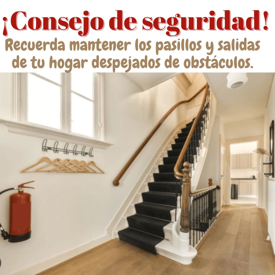 Cuchilleriadep's tweet photo. ¡Consejo de seguridad! Recuerda mantener los pasillos y salidas de tu hogar despejados de obstáculos. En caso de incendio, tener rutas de escape libres puede marcar la diferencia entre la seguridad y el peligro. Prioriza la seguridad de tu familia y hogar.

#PrevenciónDeIncendios https://t.co/62oWPpTwCx