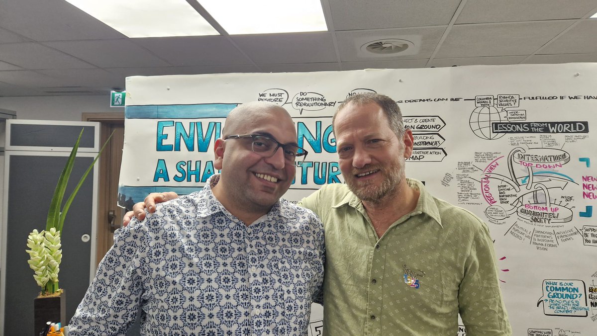I had the immense pleasure of meeting &amp; working with Maoz Inon (<a href="/maozinon/">מעוז معوز Maoz</a>) in person, a man whom I'm honored to call a friend &amp; a brother. Both of his parents were murdered on Oct 7 by Hamas, yet here he is, giving healing, reconciliation &amp; peace his total energy. We discussed