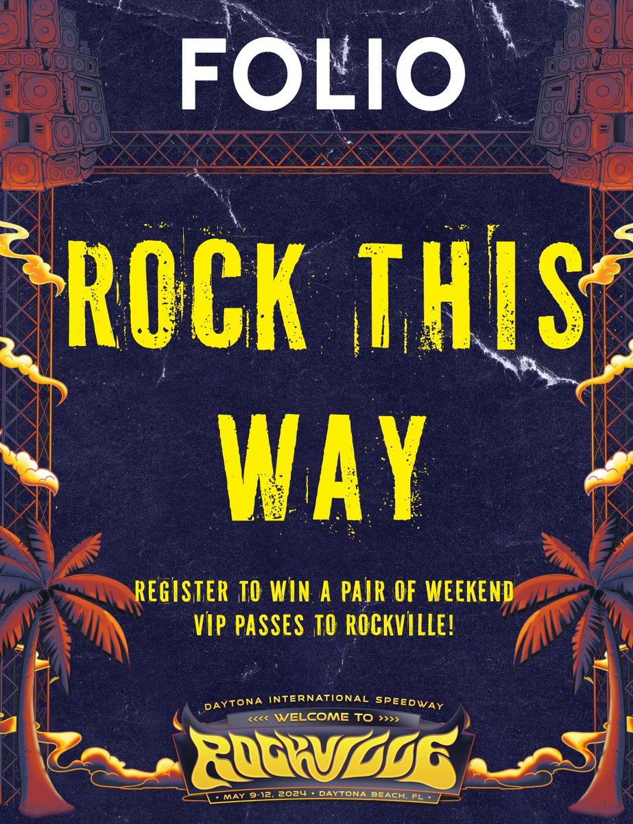 EUJacksonville's tweet photo. ROCK THIS WAY!
Register to Win a pair of VIP passes to Rockville. You can enter once per day and must be 18. Register by following the link!
https://t.co/TYKD8eCXn0
#rockville #contest #entertowin #altweekly #magazine https://t.co/gTJw0FLefe