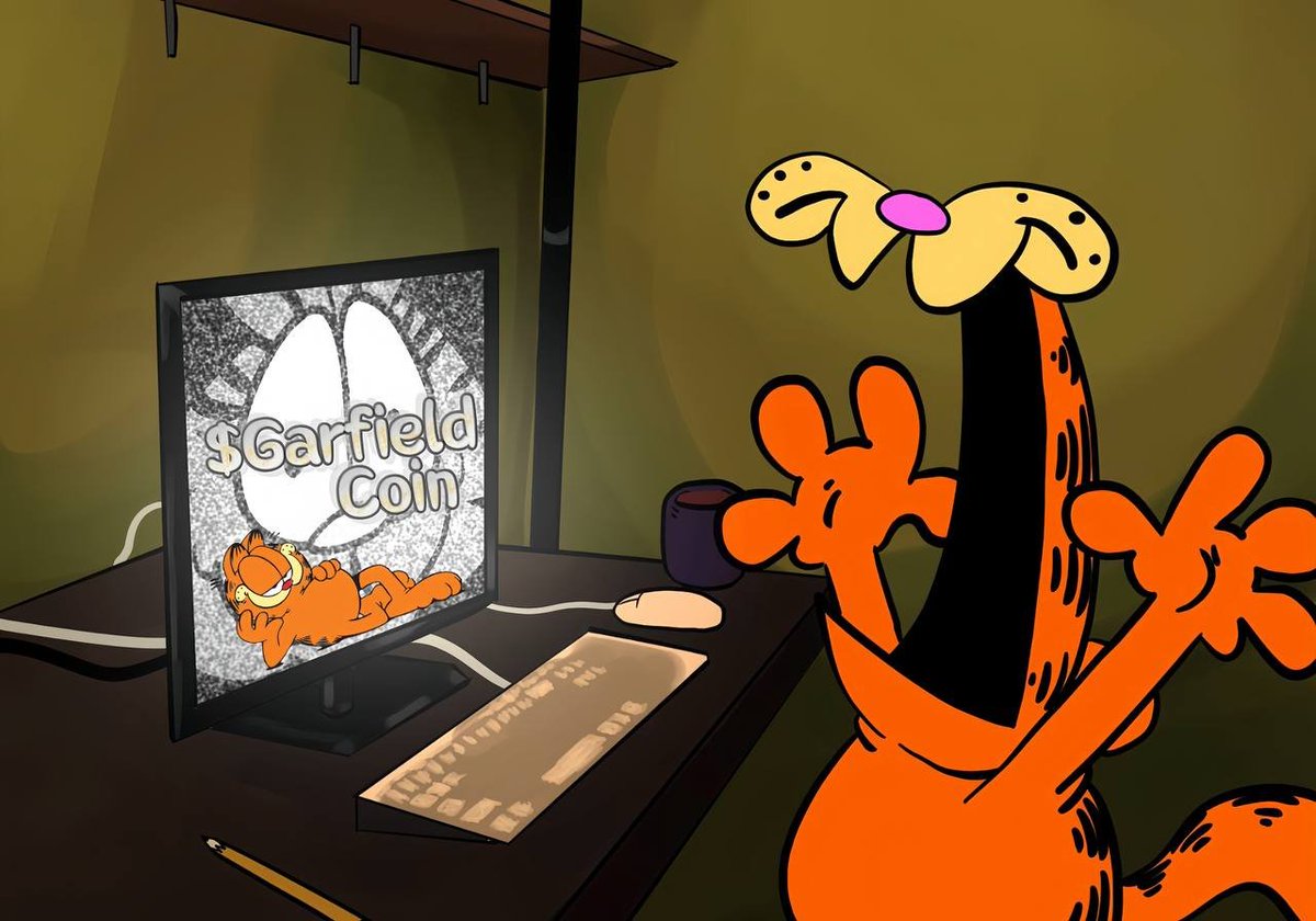 JoinGarfield's tweet photo. Shout loudly!!
#Garfield #memecoin https://t.co/fSPsnEP95J