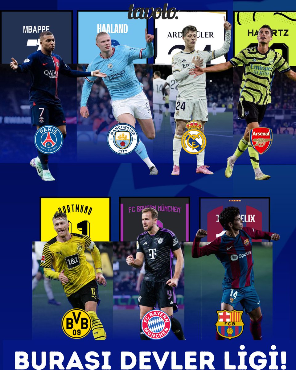 BURASI DEVLER LİGİ!

UEFA Champions League'inde Çeyrek Final kura çekilişi yarın gerçekleşecek.

Sence Final'de hangi takımlar karşılaşır? 

Devler Ligi'nin devlerinin forma tabloları burada! 😎

#UEFAChampionsLeague #Tablo #Poster #Futbol #Tasarım #Keşfet #fyp