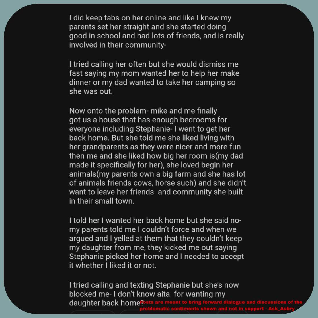 AskAubry 🦋 🐆🦝 tweet media