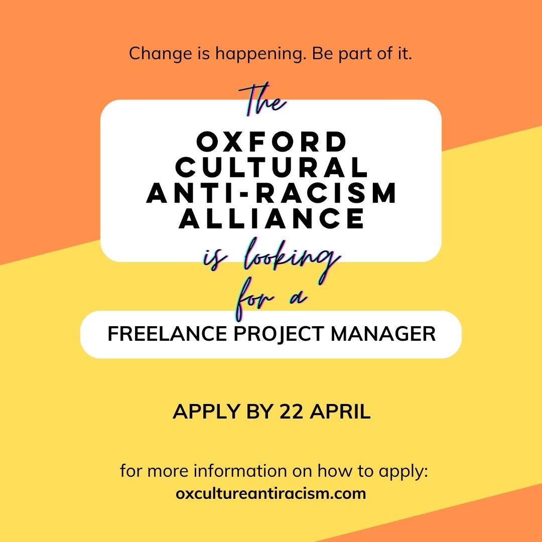 OCARA is recruiting a new Project Manager to join the team! 📣 If you have a passion for equity and a commitment to the dismantling of systemic racism, and would be interested in a 12-month position - learn more on their website! ocaraadmin.wordpress.com/opportunities/