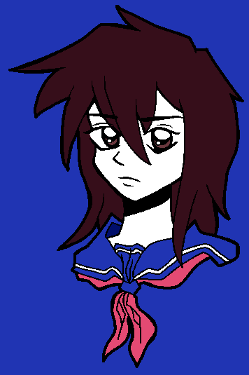 GreyCatGameDev's tweet photo. Was busy today, so took a bit of a break on development. Here's a drawing of the player character instead. #RPGMaker #indiegame #art https://t.co/LnbEOBY3QO
