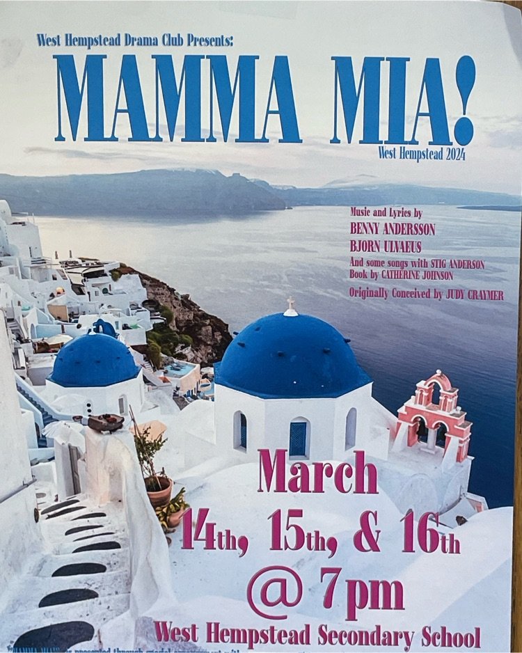 Such a great performance of Mamma Mia! Make sure to check out the show tomorrow and Saturday evenings. Tickets can be purchased in advance or at the door.