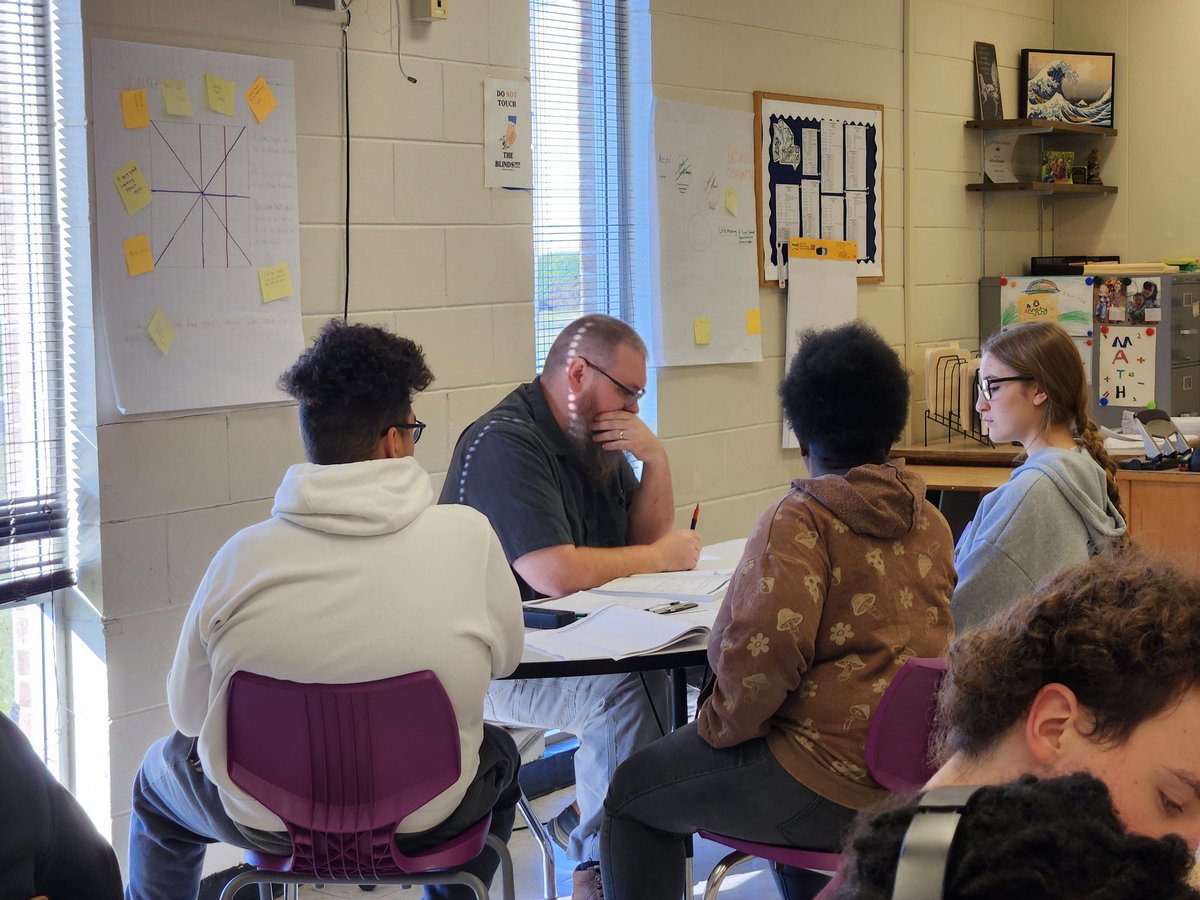 Assistant Principal learning walks at RHS today. <a href="/MartinCoSchNC/">MartinCountySchoolsNC</a>