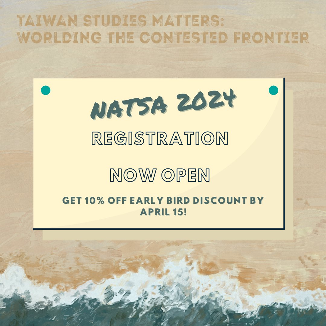 North American Taiwan Studies Association - NATSA tweet media