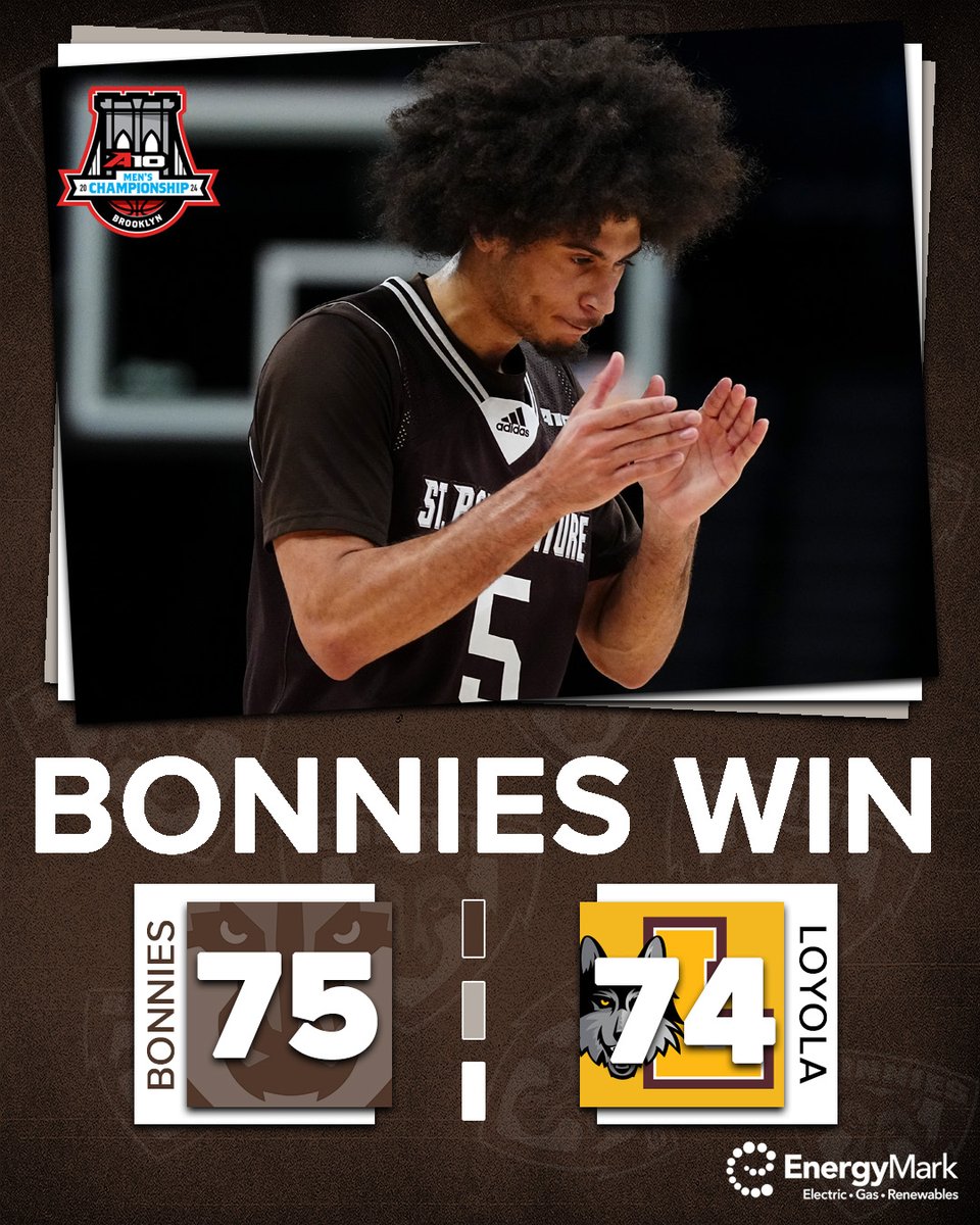 Never a doubt, right?

2 OT, 2 wins in Brooklyn

#Bonnies || #Unfurl