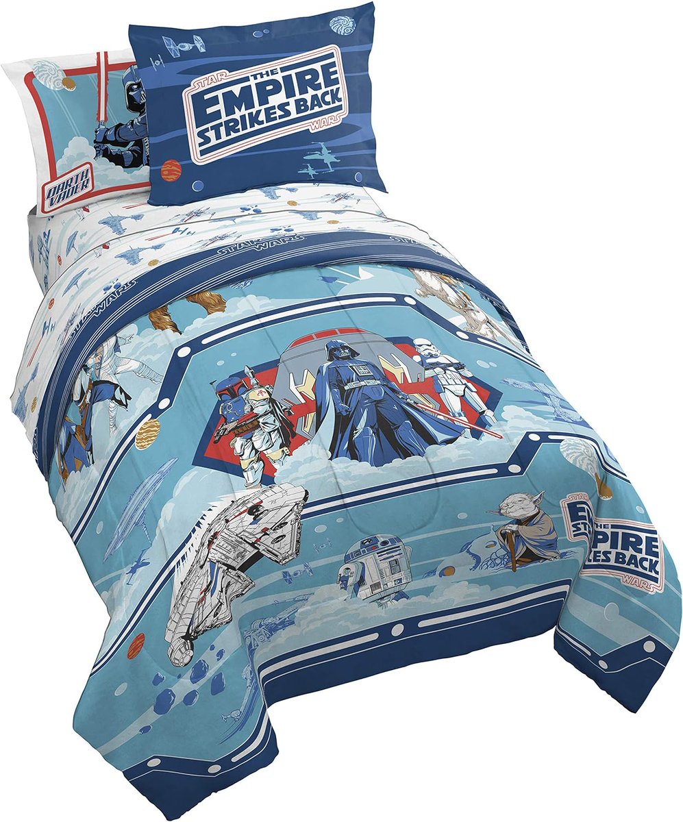 jfranklinevans's tweet image. Jay Franco Star Wars Empire Strikes Back 4 Piece Full Bed Set

Copy and paste link:

amzn.to/48UgK2a

As an Amazon associate I earn from qualified purchases

#StarWars #ReversibleComforter #FadeResistant