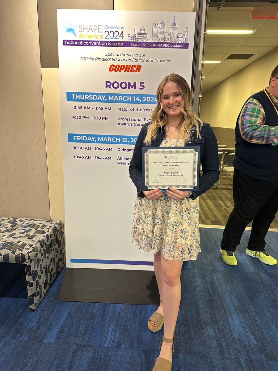 SHAPE America Major of the Year 2024 
Jaycee Kellett, Congratulations!  <a href="/JayceeKellett/">jaycee kellett</a>
