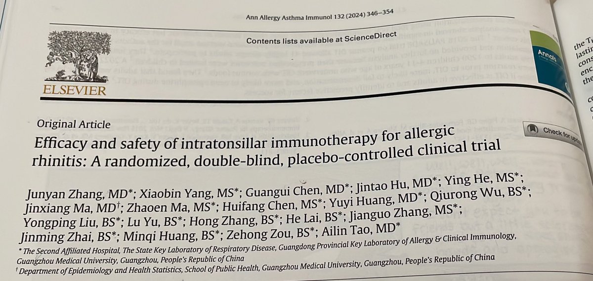 The first trial of allergy shots, being injected in the tonsils, showed efficacy. This is another approach to intra lymphatic immunotherapy. In prior trials allergy shots were injected in inguinal lymph nodes. The proposed advantage of this therapy is shorter duration.