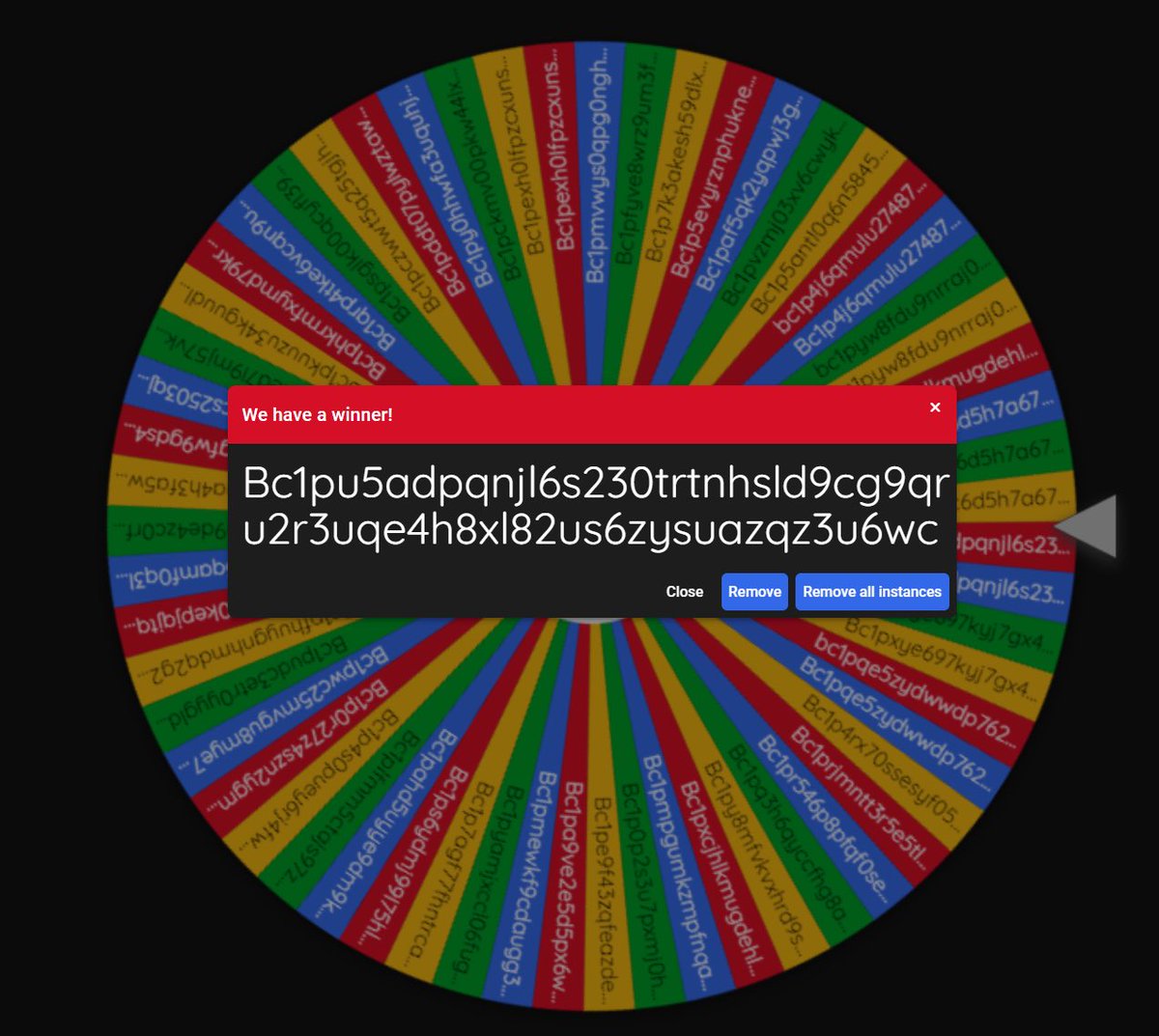 Last winner was gracious enough to re roll this for the community. New Winner for OMB WL please reach out time is ticking!