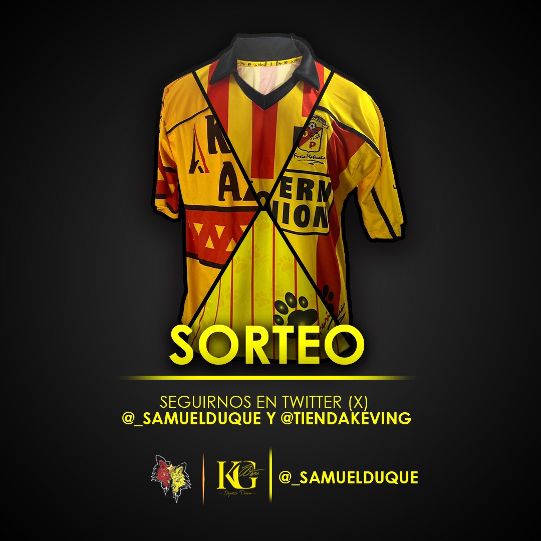 🚨¡ATENCIÓN! Venimos con sorteo de una camiseta retro del Deportivo Pereira junto a @tiendakeving 🔴🟡🔥 Solo deben seguir estos 3 pasos: 1. Seguirnos en Twitter (X) @_SamuelDuque y @tiendakeving 2. Dar like a este post.✅ 3. Dar Retweet a este post.✅ El sorteo se…