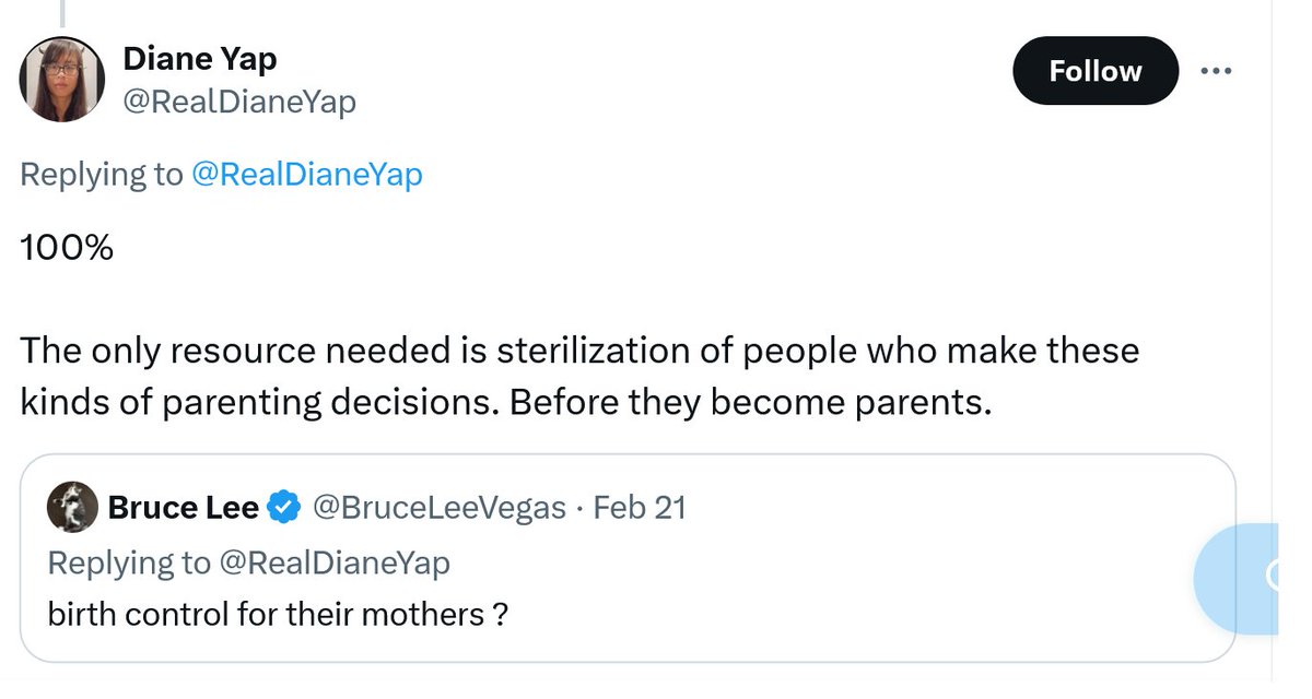 stopthescamnow's tweet photo. @RealDianeYap Another call for sterilizing blacks
https://t.co/c6crx0R5xp https://t.co/1mcNMRHJNT