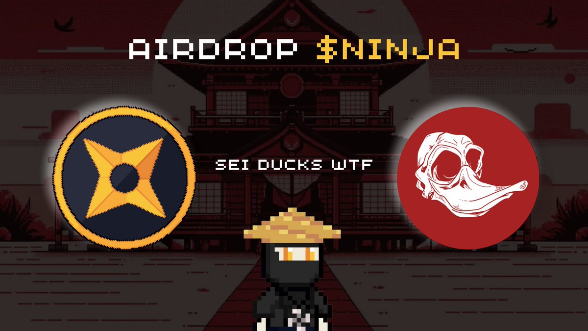 🥷Sei Ninja 🤝 SEI DUCKS 🪂

$NINJA Airdrop per NFT for all delisted Sei Duck WTF!
Ducks Holder + Sei Ninja Holder 2.5x airdrop!

🏆 10,000,000 $NINJA Giveaway
1⃣ RT &amp; Follow <a href="/Sei_Ninja/">Sei Ninja</a>, <a href="/SEI_Ducks/">Sei Ducks WTF!?</a>
2⃣ Tag 2 Friend &amp; Join: discord.gg/seininja

#SeiNetwork #SeiNFT