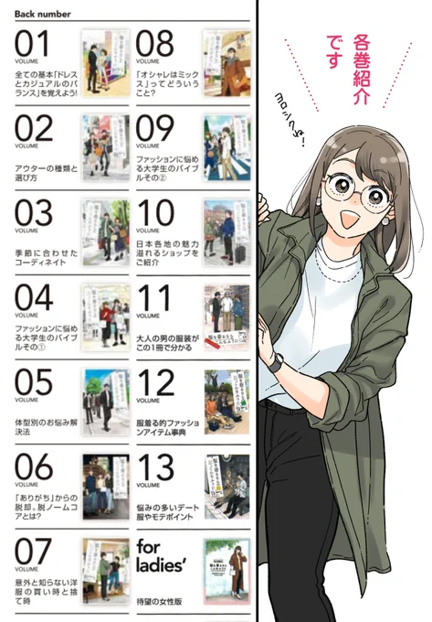 kindleで電子書籍セールが起こっているようです!日常のメンズファッション漫画『服を着るならこんなふうに』は1巻が110円、以降13巻までが550円となっているようなのでこの機会に是非!各巻テーマがあるので基本的には気になる巻から読んで大丈夫です 