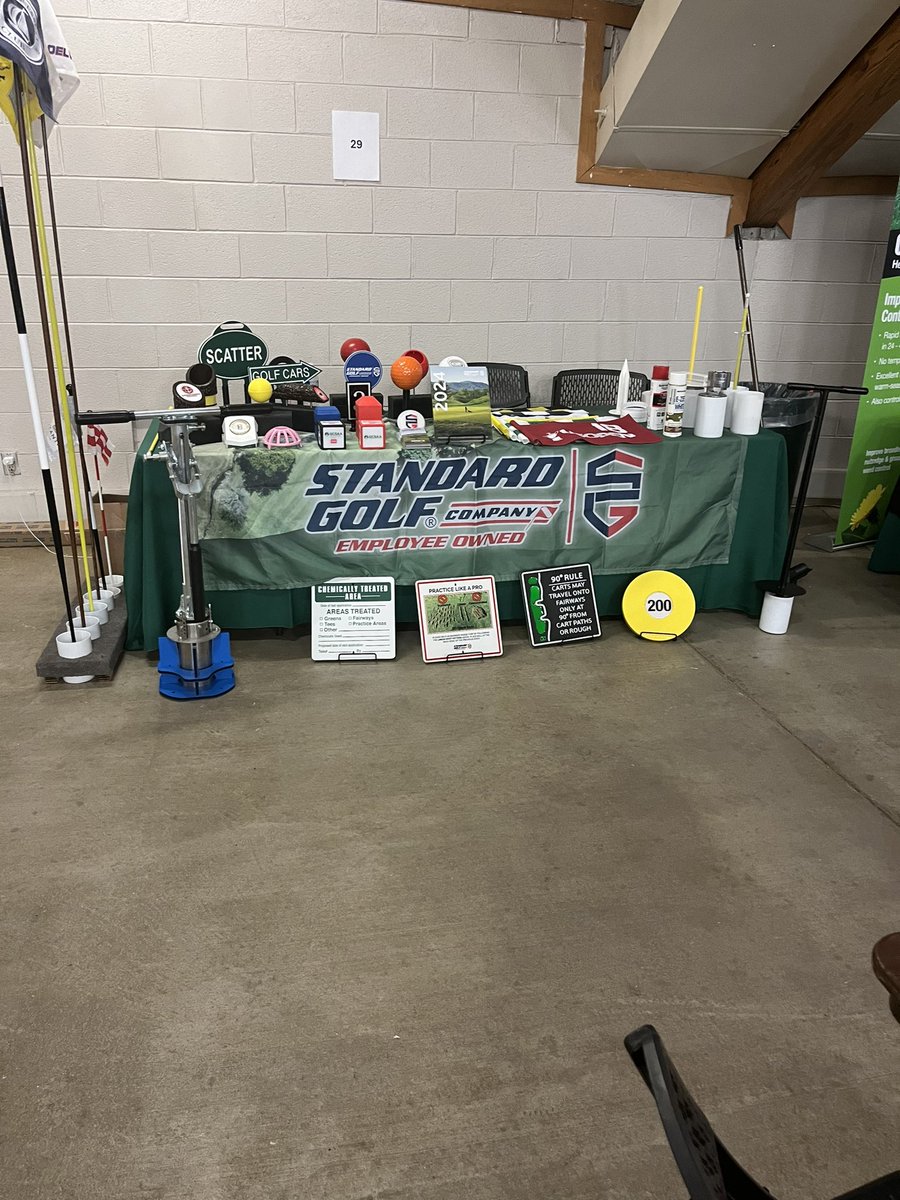 We had a great time at the Reinders 26th Annual Turf Conference! Thank you to everyone who came by the Standard Golf Booth! ⛳️