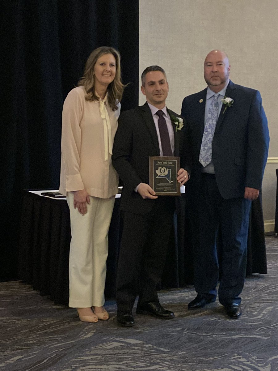 Congratulations to Anthony Carusone from @WCSD_Athletics for being recognized as the 2024 Chapter 5 AD of the Year.