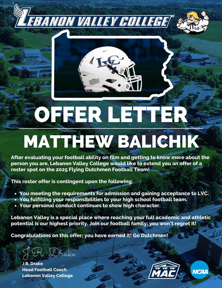 Matthew Balichik (@mbalichik) on Twitter photo I am extremely thankful to have received my first offer from LVC! <a href="/CoachDrake31/">J.R. Drake</a> <a href="/LVCFootball/">LVC Football</a> <a href="/CoachMelhorn/">Tyler Melhorn, CSCS</a> <a href="/CoachPBeltran/">Pablo Beltran</a> <a href="/GOBIGRED19/">MT. CARMEL AREA RED TORNADOES FOOTBALL</a> <a href="/JK_SpeedKillz/">Speed Killz Performance Training/Coach Kleha</a> <a href="/StarIncPT/">Star Inc.</a> I am extremely thankful to have received my first offer from LVC! <a href="/CoachDrake31/">J.R. Drake</a> <a href="/LVCFootball/">LVC Football</a> <a href="/CoachMelhorn/">Tyler Melhorn, CSCS</a> <a href="/CoachPBeltran/">Pablo Beltran</a> <a href="/GOBIGRED19/">MT. CARMEL AREA RED TORNADOES FOOTBALL</a> <a href="/JK_SpeedKillz/">Speed Killz Performance Training/Coach Kleha</a> <a href="/StarIncPT/">Star Inc.</a>