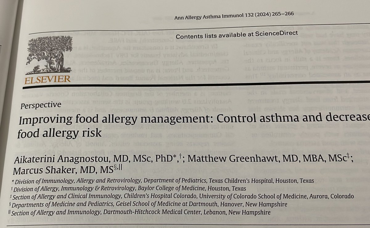 Uncontrolled asthma is even deadlier in the setting of food allergy. One study described 21 cases of fatal reactions to foods. Asthma was present in all but one patient. If you have food allergy and asthma , make sure your asthma is under excellent control.