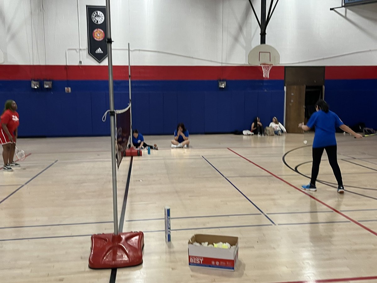 CONGRATS to the @CurieHS girls badminton team for their win over Sarah E. Goode STEM Academy!! Plenty of rally (back and forth) on the singles and doubles courts!! #CondorPride