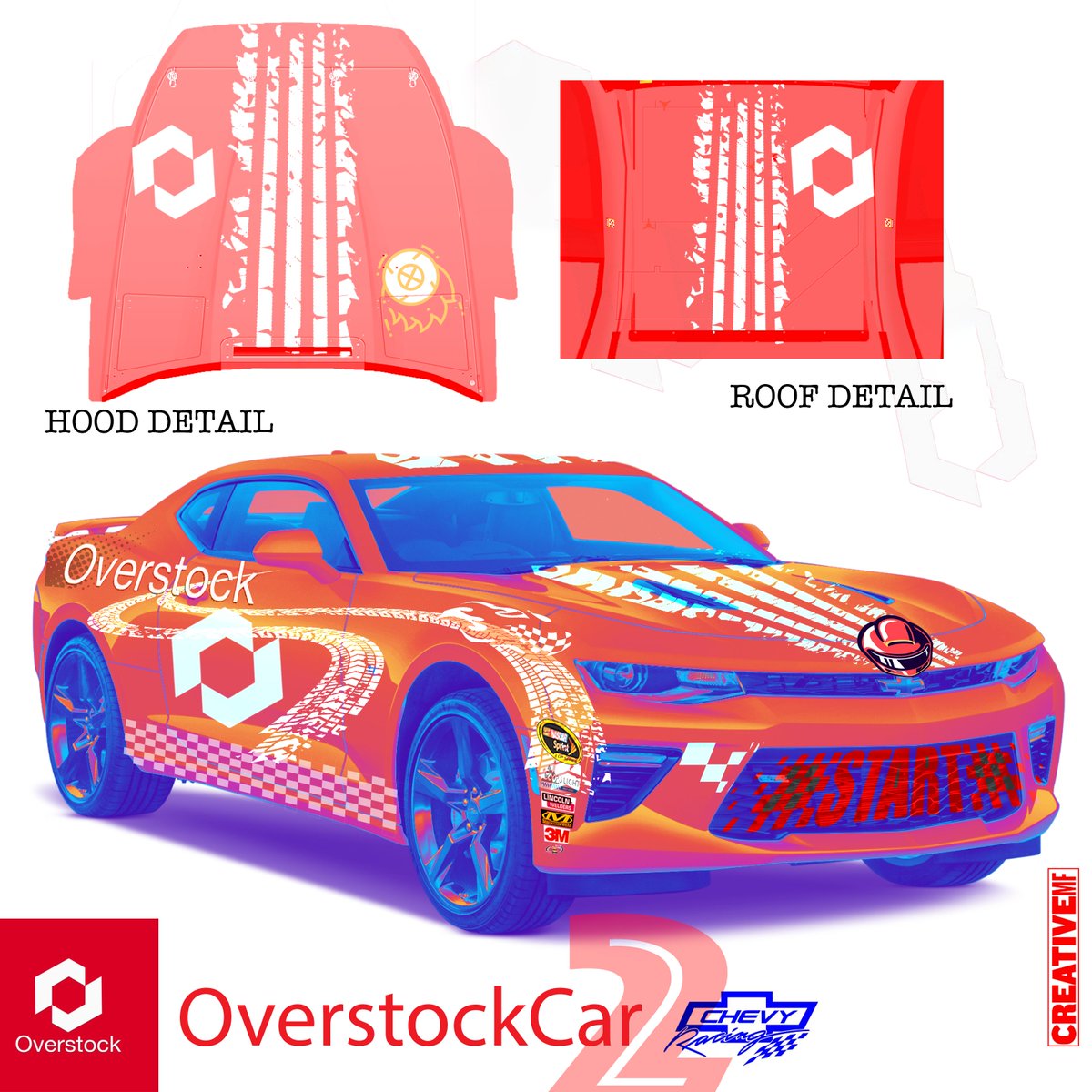 bkltdusa's tweet photo. @marcuslemonis @Overstock @NASCAR @NASCAR_FDN @NASCARNation @Chevrolet_twt @TeamChevy @GM @DIADetroit @marcus_ent_ @MKBHD @Tesla @CampingWorld @pulte @StevenPulteFam @alexisohanian Round3 of 3* @Overstoock @NASCAR
#OverstockRacing #CrazyStupidDeals 🏁 (a TREADY-STRIPE theme!)😎

*No #Ai jigsaw-puzzle tools were used here, m8!😉 All original DESIGN! Hope u like! This was FUN, either way!
#returnofDESIGN 🎶 https://t.co/m6QrSEXSw2