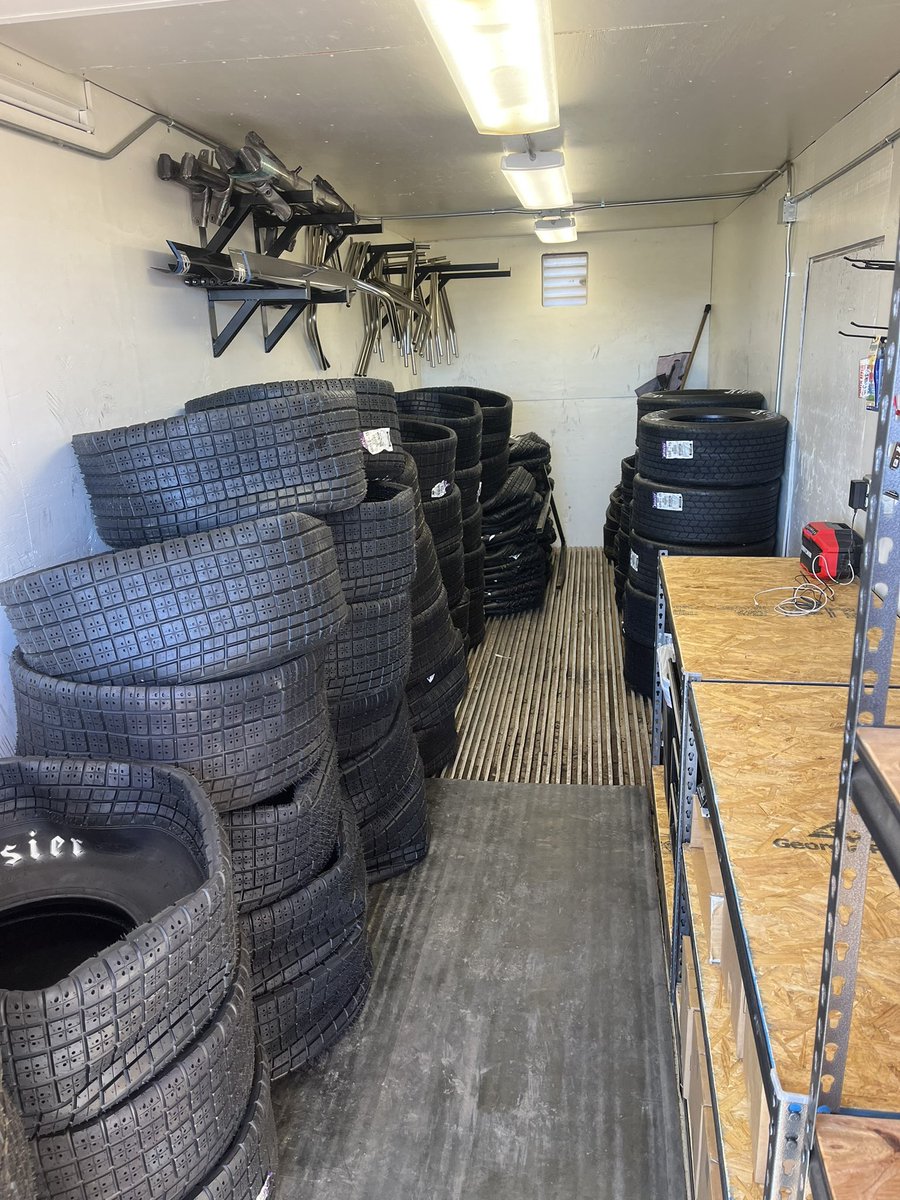 Trailers stocked with tires, fuel &amp; parts at <a href="/sdspeedway/">Silver Dollar Speedway</a> &amp; ready for the weekend! <a href="/NARC410/">NARC410</a>