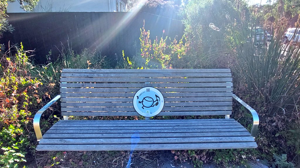 Join the BUG's Elwood song cycle tomorrow morning.

A sign on a bench can lead to a song &amp; story of that particular place in Elwood. It's delightful.

Sat 10.30 to 1  trybooking.com/CPAKH