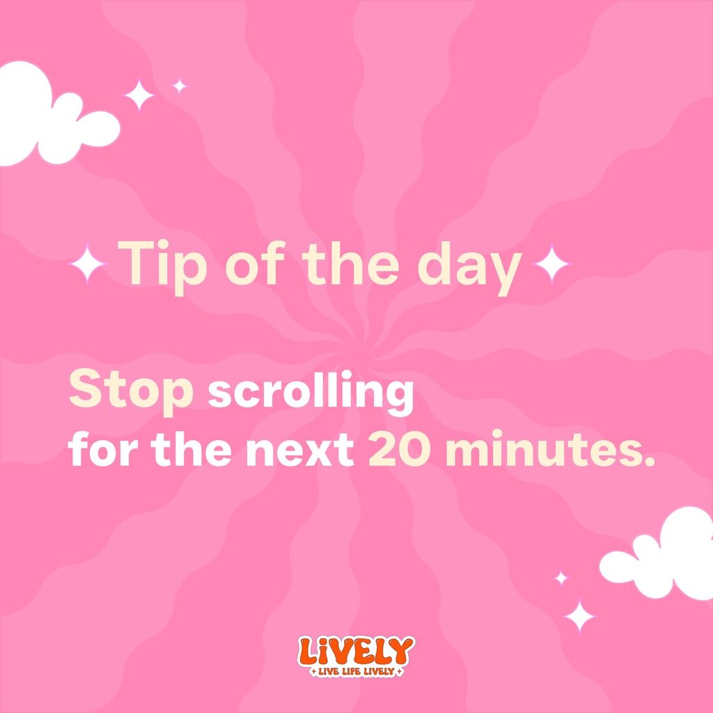 Instead, schedule in, what we like to refer to as the FOMO-fixer. ⁠Choose a 10-minute time slot each day to dedicate to a mindful- mindless scroll. The outcome? It will help rein in your scrolling impulses throughout the day.⁠
#digitalhabits #mindfultech