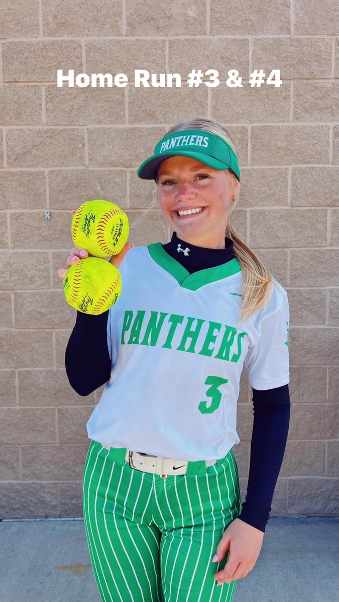 RedRaiderlady's tweet image. @bforce03 Paradise lady Panther hit her 3rd&amp;amp;4th HR this season! 💣