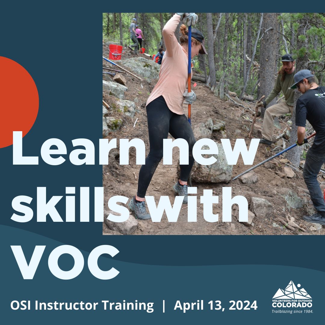 Volunteers for Outdoor Colorado (VOC) tweet media