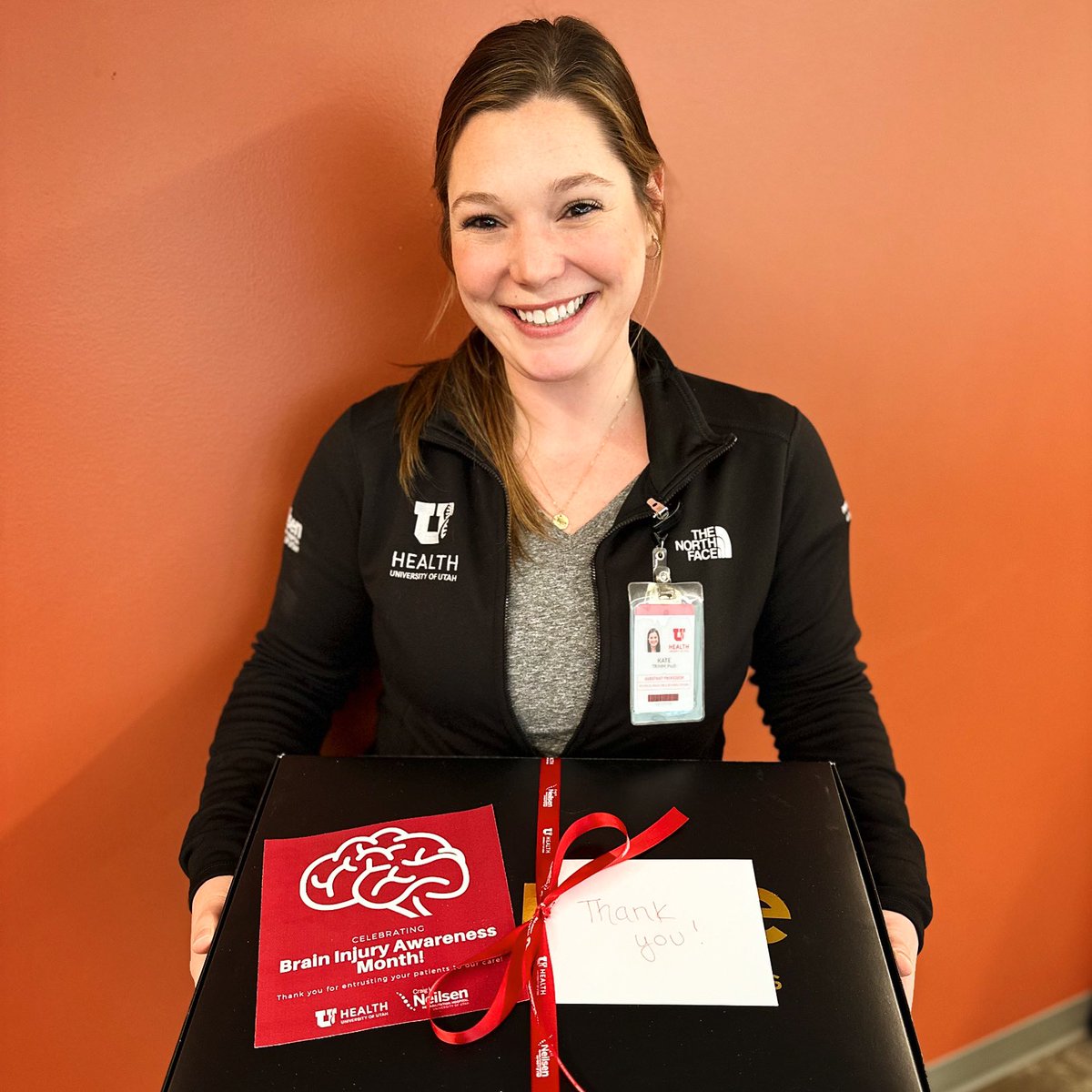 OUR PEOPLE: Meet Kate Trimm, PsyD is one of our amazing Rehabilitation Psychologists. She helped us share our gratitude today with our acute Neurological and Trauma teams. Thank you for entrusting us to care for your patients. #BrainInjuryAwarenessMonth