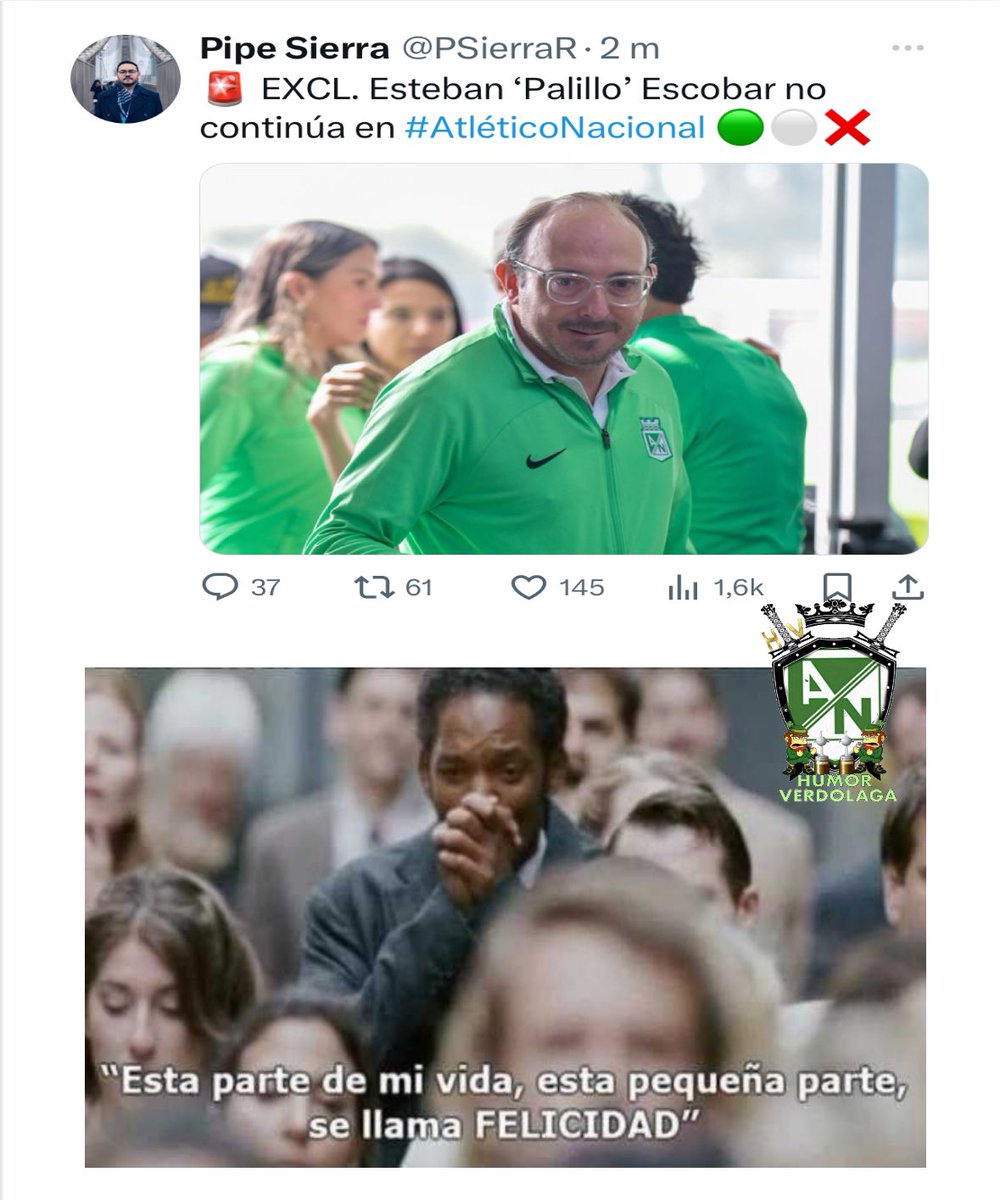 Para los que no saben, el era el gerente deportivo de Nacional, en pocas palabras, el que trae jugadores.

Gran mensaje de los dueños sacarlo o simplemente dejarlo salir.

Es un pequeño cambio, pero faltan muchos…

#Refisal