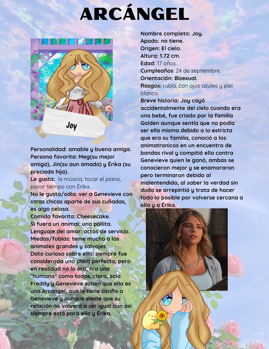Ficha de Joy, créditos a Senderipia por el modelo de ficha