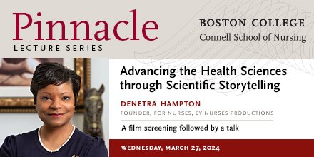 I am excited to share my advocacy on scientific storytelling with @BostonCollege @BC_CSON A huge thank you to Dean Gregory for the invitation.bc.edu/bc-web/schools…