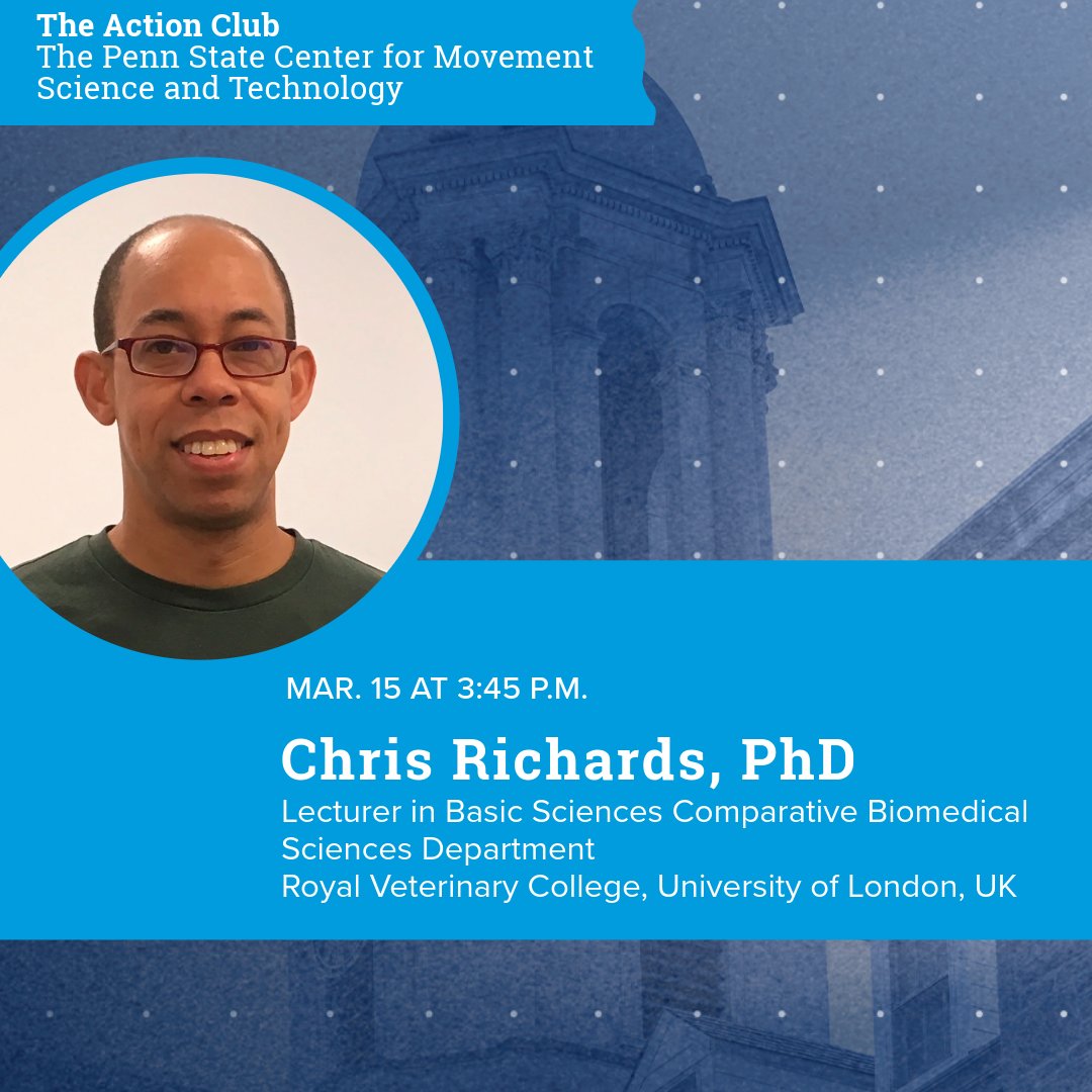 Join us this Friday at Action Club with Dr. Chris Richards as he discusses using frog-inspired robotics to help understand the mechanics of human reaching. For more information visit, ow.ly/Zl4r50QP5rb