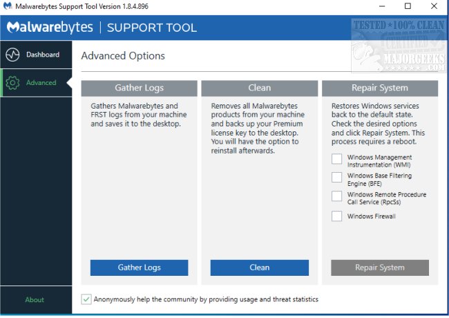 majorgeeks's tweet image. Malwarebytes Support Tool assists you to #troubleshoot issues with #Malwarebytes for Windows and more.
majorgeeks.com/files/details/… #software