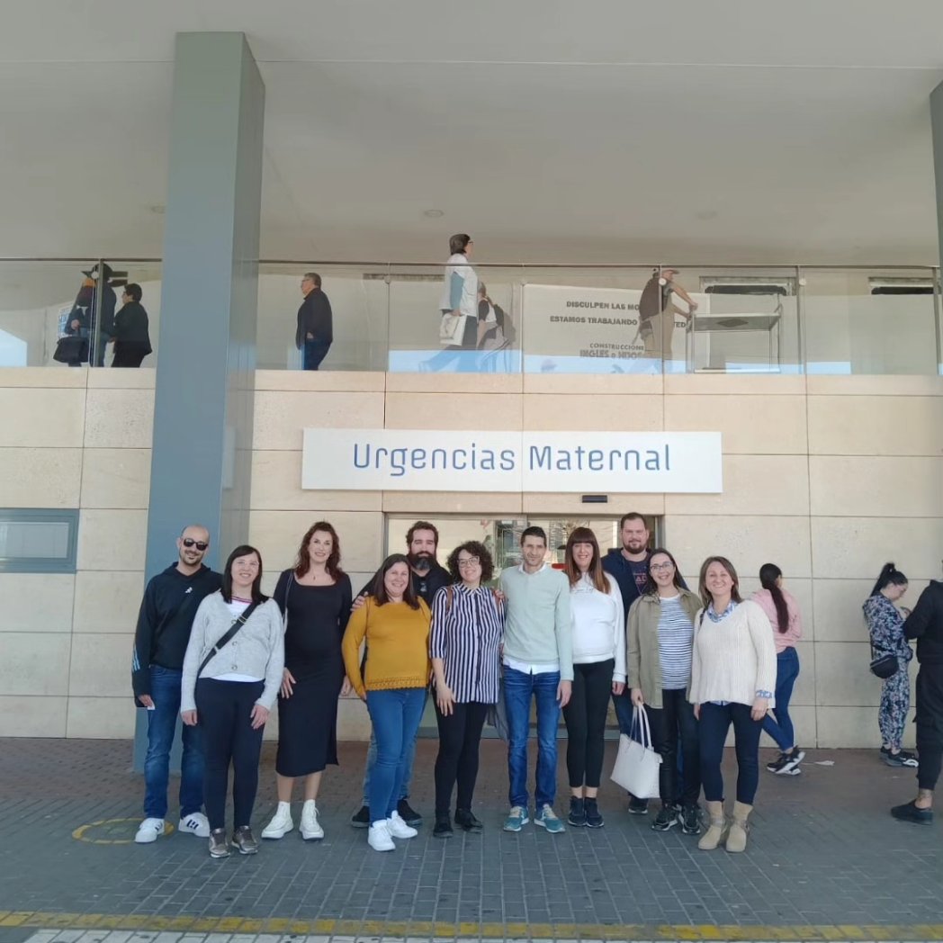 Visita al servicio de maternidad del  HUVA de nuestra matrona, Manoli, con las futuros papás y mamás de la ZBS Archena, jornada incluida en las charlas sobre maternidad que se imparten en <a href="/SArchena/">C.S. ARCHENA</a>. Preparándose para el momento más emocionante y esperado...🤱🏻👨🏽‍🍼