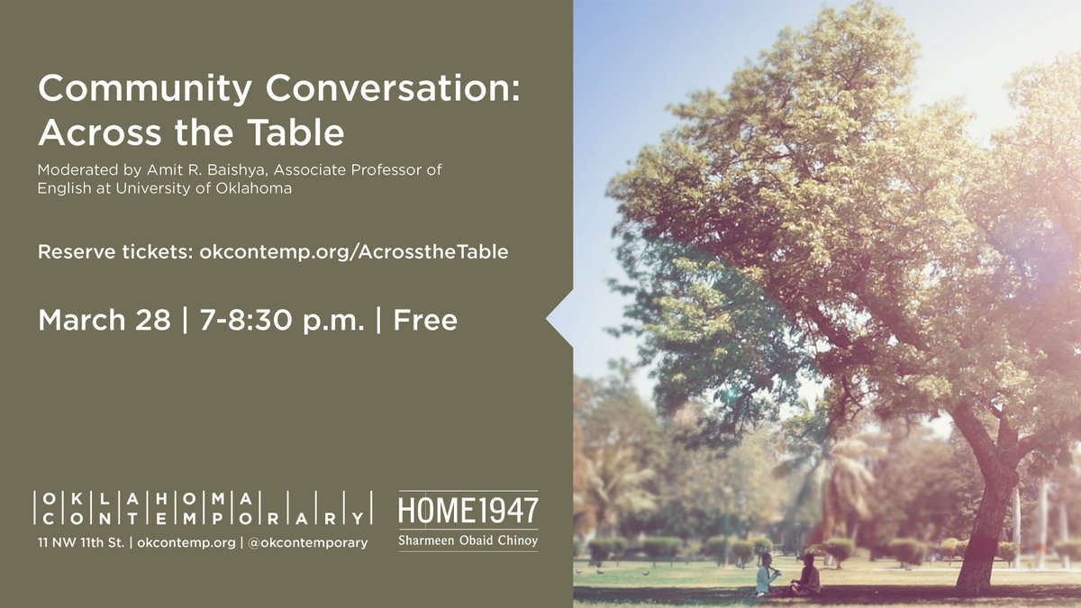 Join us for Community Conversation: Across the Table, March 28! 💬 This free program includes an evening of dialogue, short performances and South Asian cuisine in the spirit of bridging communities and generations to discuss the 1947 Partition of India and Pakistan. ❣️