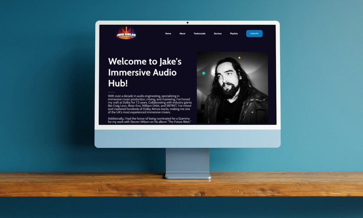 IUmayanga's tweet photo. I'm thrilled to announce the launch of Jake's brand-new website! As the mastermind behind this sleek and intuitive platform, I've tailored every detail to showcase Jake's exceptional audio mixing services.

https://t.co/j334z0cjkM
#MadeOnFiverr #WordPress #Webdevelopment https://t.co/n877URPLj6
