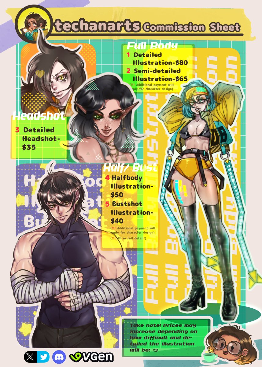 techanarts🌟ART COMMS OPEN!💖LIVE2D ART 0/2🌟 tweet media