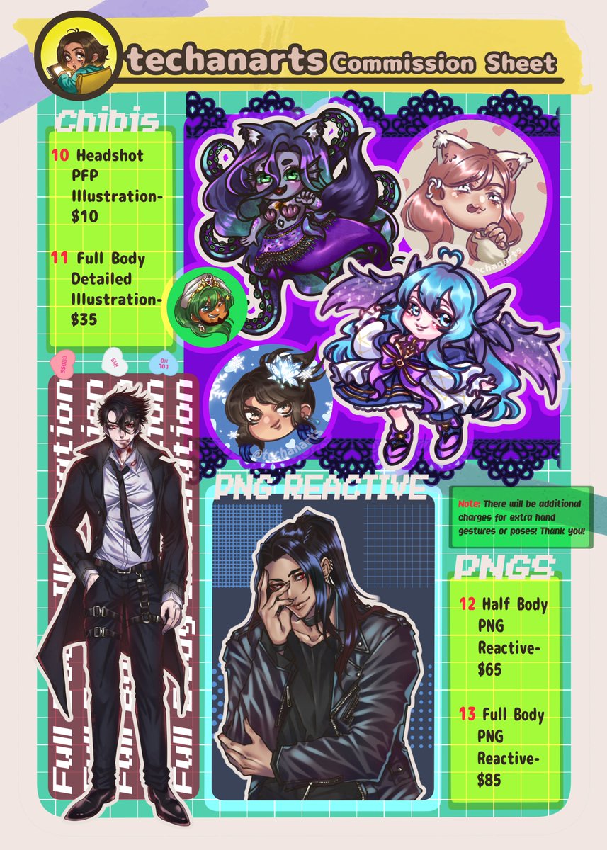 techanarts🌟ART COMMS OPEN!💖LIVE2D ART 0/2🌟 tweet media