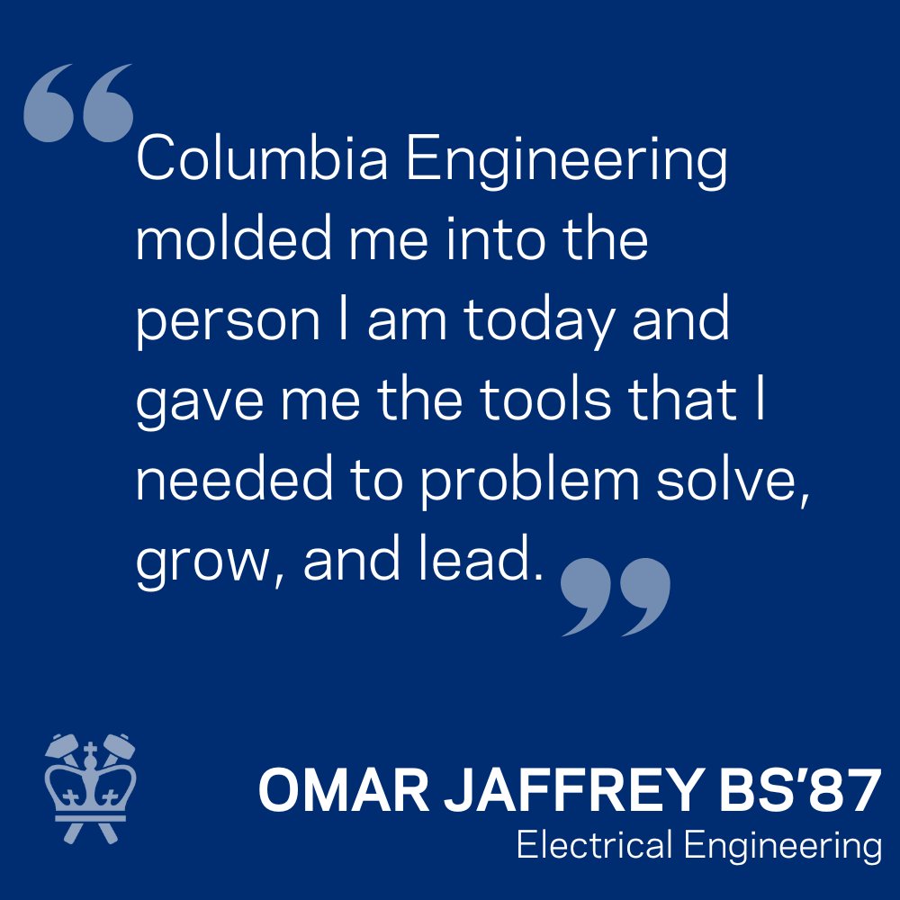 From @EE_ColumbiaSEAS graduate to Wall Street banker, alumnus Omar Jaffrey BS’87 reflects on how his education at Columbia Engineering provided a foundation to tackle the tech revolution in the financial sector. Read more: bit.ly/3PiB6Lu @CUSEAS_alumni