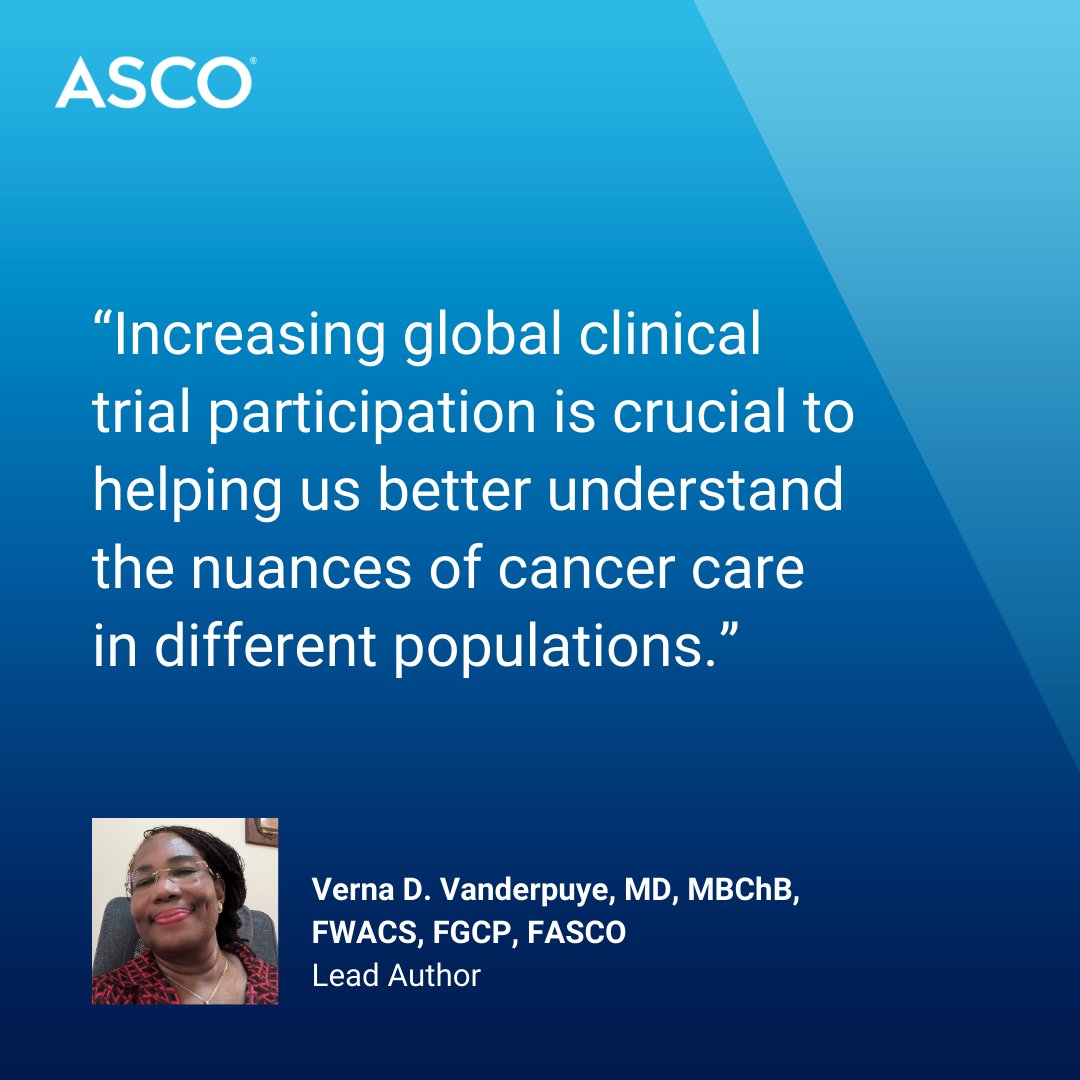 New @ASCO policy stmt in #JCOGO promotes global equity in clinical trials & how it can be advanced by: 1️⃣ Diversifying trial representation 2️⃣ Increasing access to resources 3️⃣ Strengthening research capacity on a global scale More: brnw.ch/21wHSTj #ASCOHealthEquity