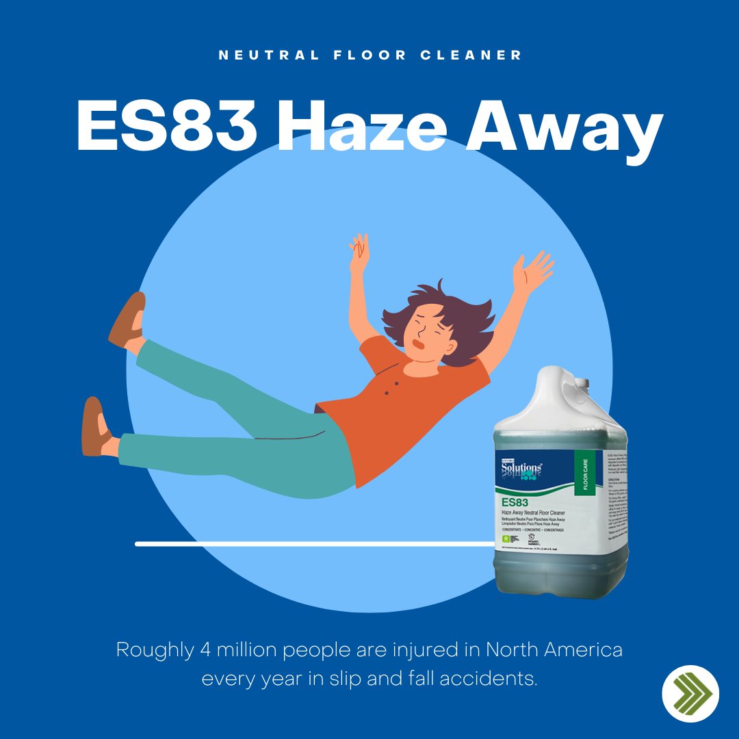 Reduce slip and falls today by cleaning your floors with ES83 from Charlotte  Chemicals fro #SlipAndFallPrevention #FloorSafety #ChemicalCleaning #IndustrialSafety #WorkplaceSafety #FacilityMaintenance #SafetyFirst #CleanFloors #PreventAccidents #CharlotteChemicalsm Gt French!