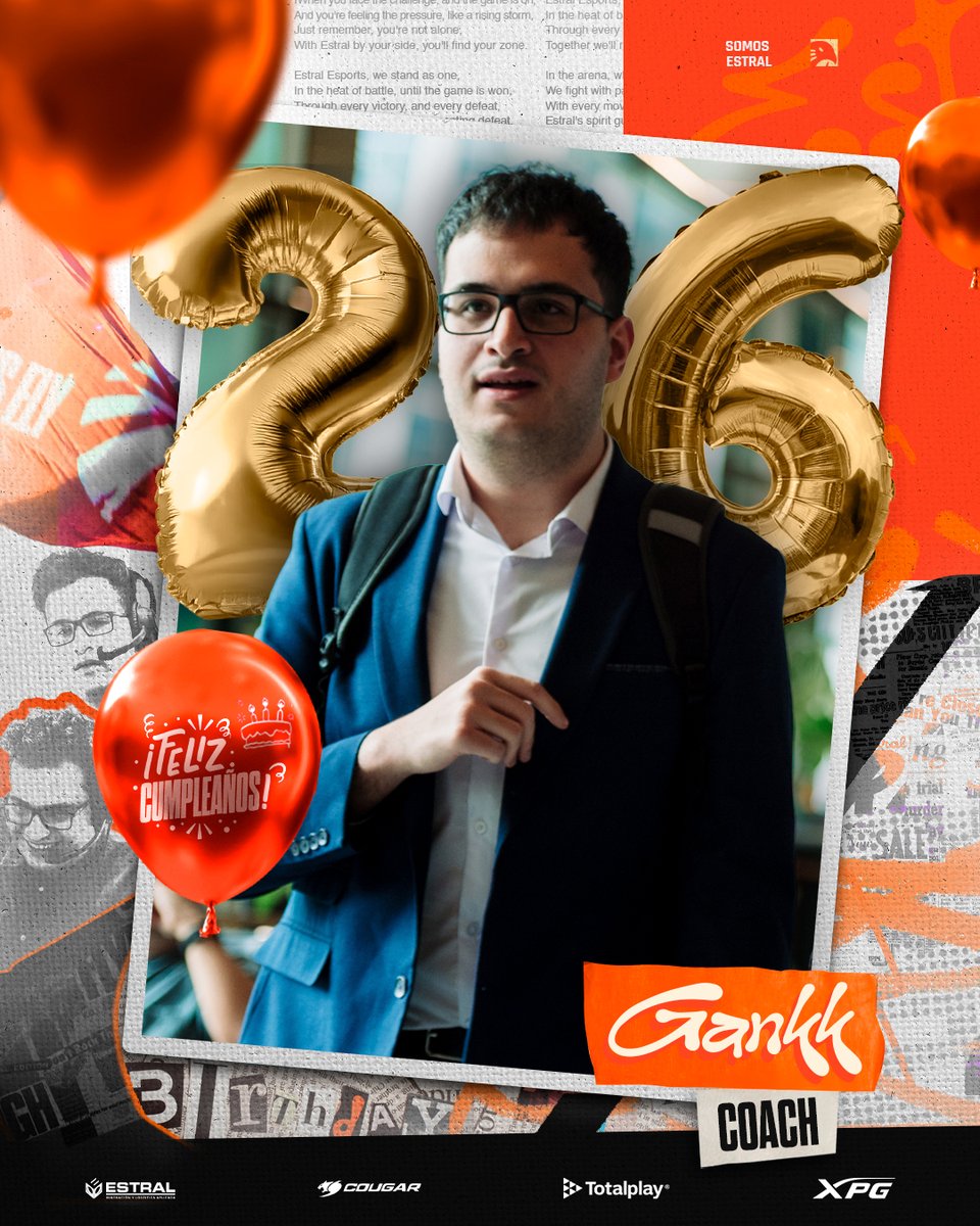 THE GOAT 🥳🎈

Feliz cumpleaños @gankk_1, te deseamos todo lo bonito este día tan especial para ti.

#SomosEstral #LLA