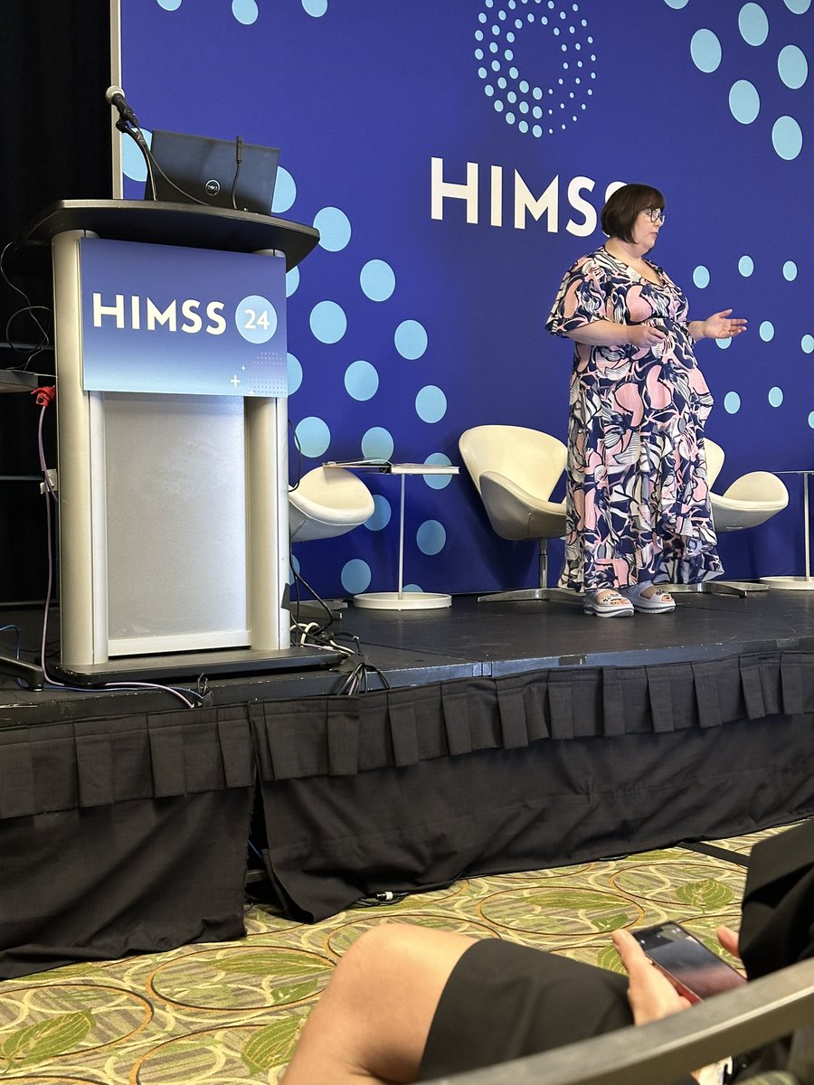 Great to hear Racheal Ellis at #HIMSS24 another #NHSHero from @HullHospitals talking about the journey of #GS1 #Scan4Safety in the NHS which is now one of the Fundamental Clinical Safety Interventions to prevent patient don’t come from Harm in our Hospitals in the NHS.