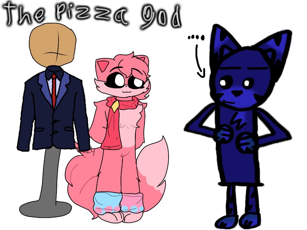 The_Pizza_God_'s tweet photo. Bros giving the poor fox judgment 😭 #SmilingCrittersOC #SmilingCritters #SmilingCrittersFanart #Cutiekitty https://t.co/Oj8BBY3lvb